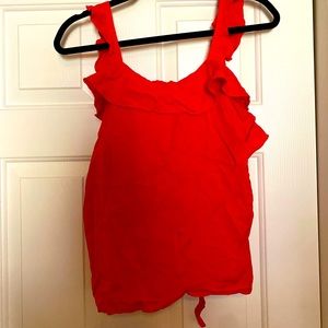 Red tank top